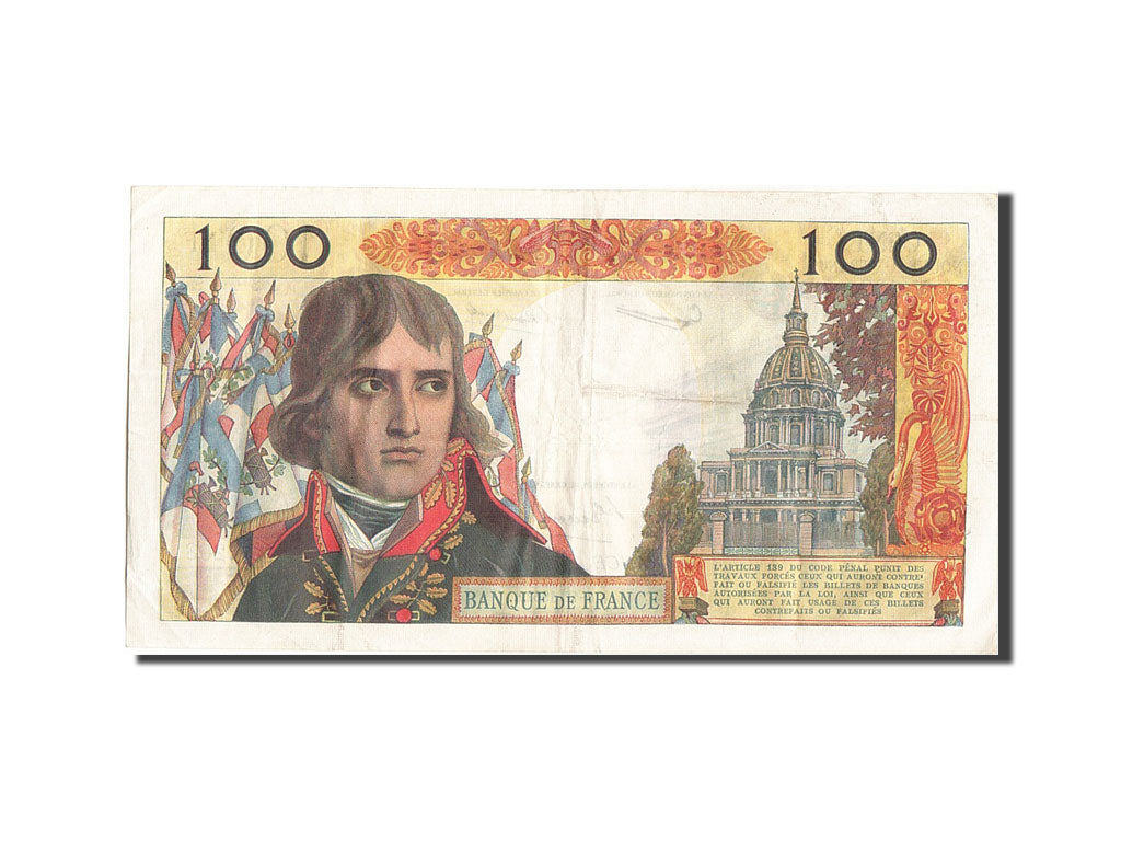 France, 100 Nouveaux Francs, 100 NF 1959-1964 ''Bonaparte'', 1962, KM #144a,...