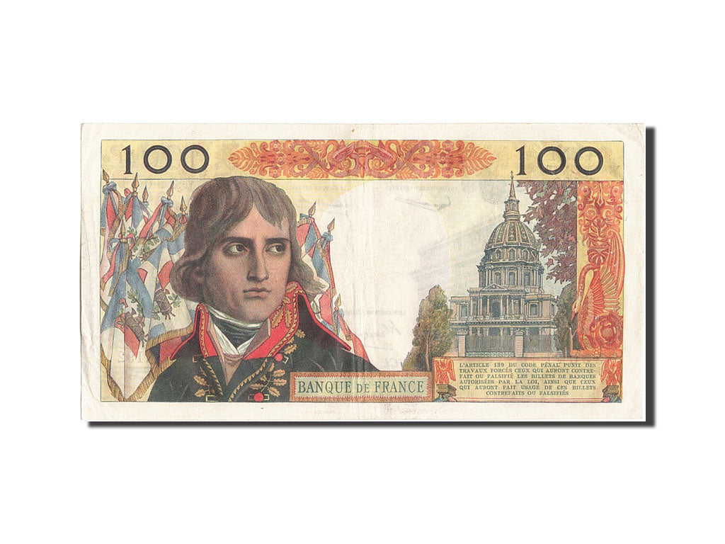 France, 100 Nouveaux Francs, 100 NF 1959-1964 ''Bonaparte'', 1962, KM #144a,...