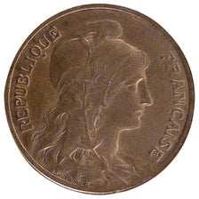 FRANCE, Dupuis, 10 Centimes, 1912, Paris, KM #843, AU(55-58), Bronze, 30,...
