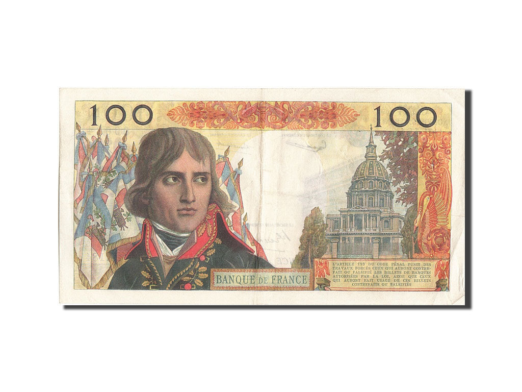 Billet, France, 100 Nouveaux Francs, 100 NF 1959-1964 ''Bonaparte'', 1962