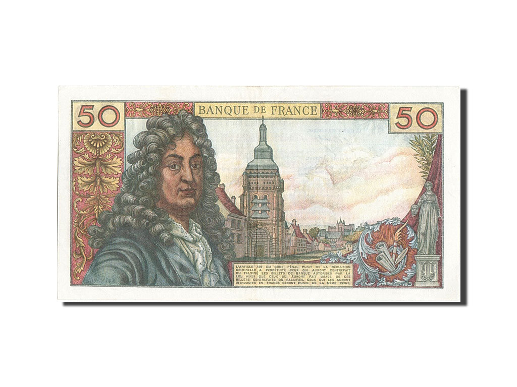 France, 50 Francs, 50 F 1962-1976 ''Racine'', 1976, KM #148f, 1976-06-03,...