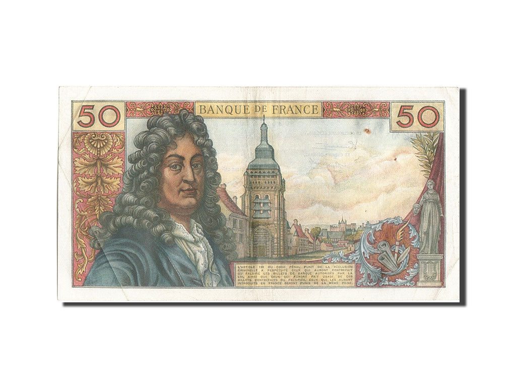 France, 50 Francs, 50 F 1962-1976 ''Racine'', 1967, KM #148b, 1967-02-02,...