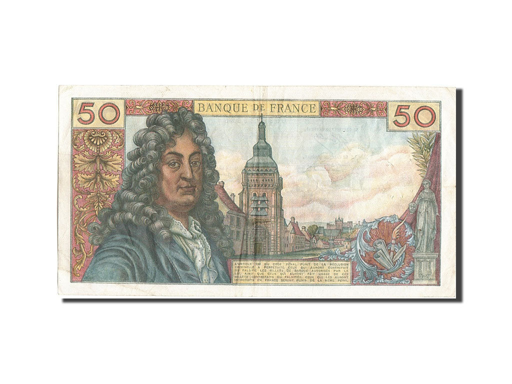 France, 50 Francs, 50 F 1962-1976 ''Racine'', 1973, KM #148d, 1973-05-03,...