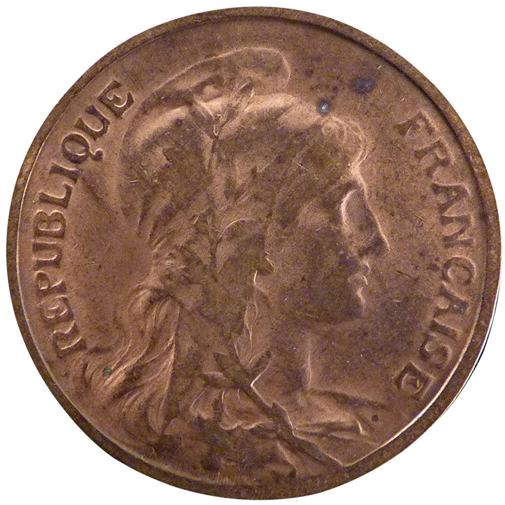 Francia, Dupuis, 10 Centimes, 1915, BB, Bronzo, Gadoury:277