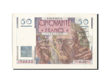 Billete, Francia, 50 Francs, 50 F 1946-1951 ''Le Verrier'', 1947, 1947-03-20