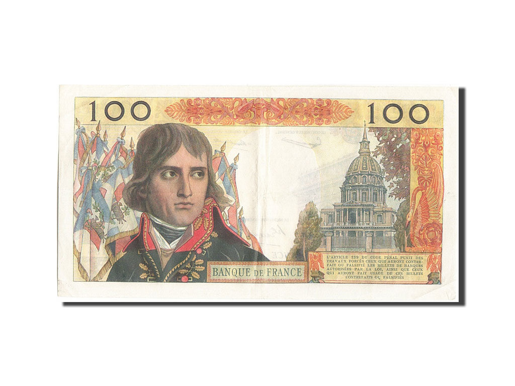 France, 100 Nouveaux Francs, 100 NF 1959-1964 ''Bonaparte'', 1962, KM #144a,...