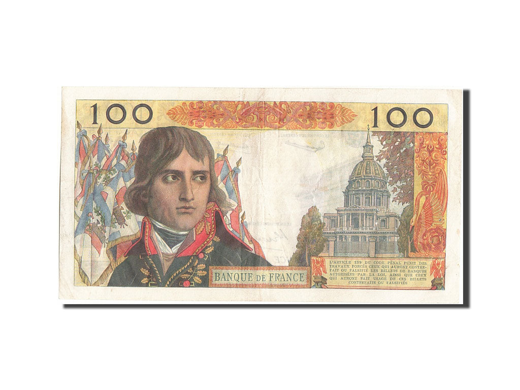 Banknote, France, 100 Nouveaux Francs, 100 NF 1959-1964 ''Bonaparte'', 1961