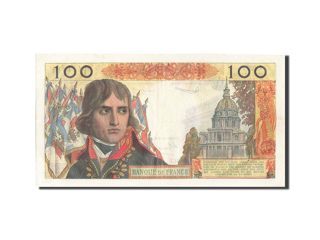 France, 100 Nouveaux Francs, 100 NF 1959-1964 ''Bonaparte'', 1961, KM #144a,...