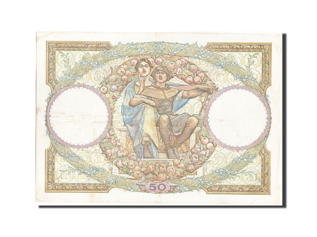 France, 50 Francs, 50 F 1927-1934 ''Luc Olivier Merson'', 1933, KM #80b,...