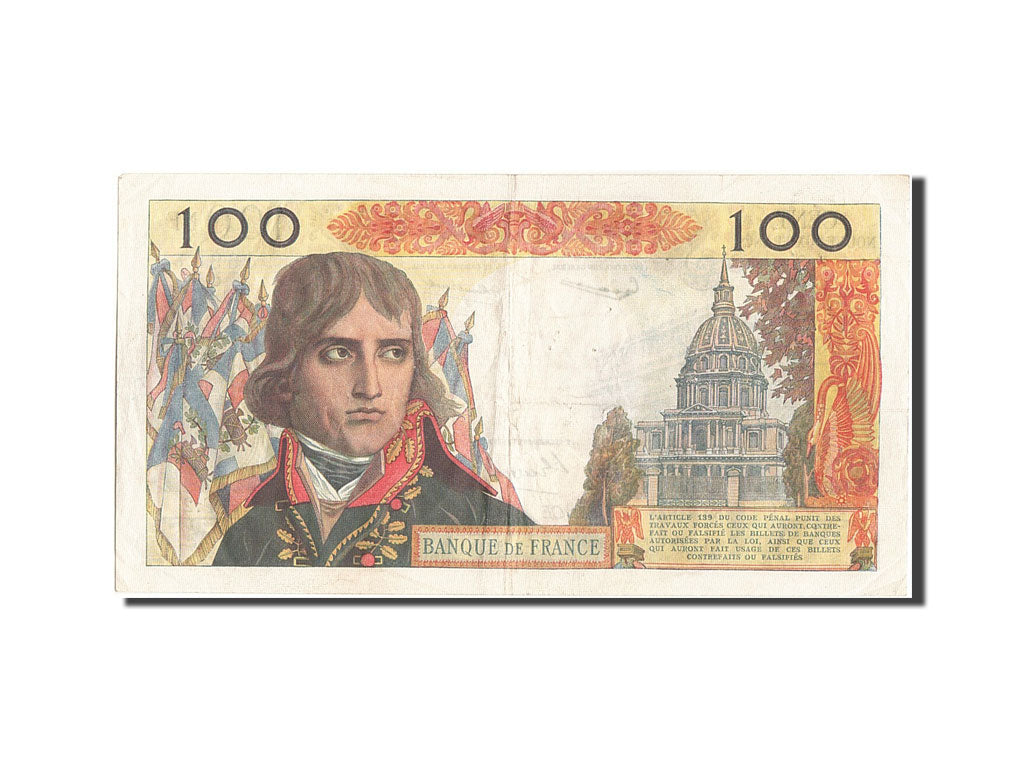 France, 100 Nouveaux Francs, 100 NF 1959-1964 ''Bonaparte'', 1959, KM #144a,...