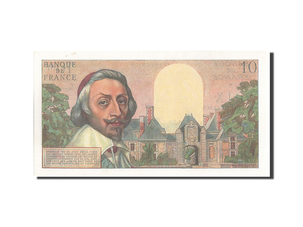France, 10 Nouveaux Francs, 10 NF 1959-1963 ''Richelieu'', 1962, KM #142a,...