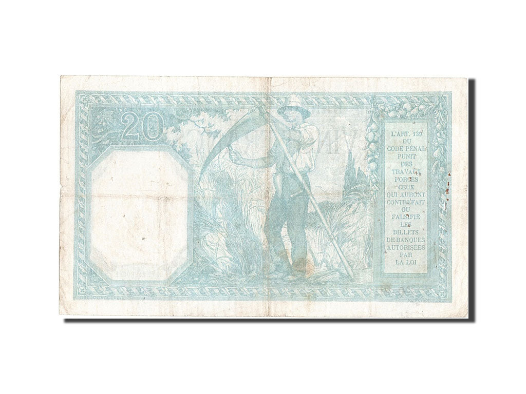 Banconote, Francia, 20 Francs, 20 F 1916-1919 ''Bayard'', 1918, 1918-07-06, BB