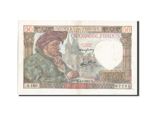 Geldschein, Frankreich, 50 Francs, 50 F 1940-1942 ''Jacques Coeur'', 1942