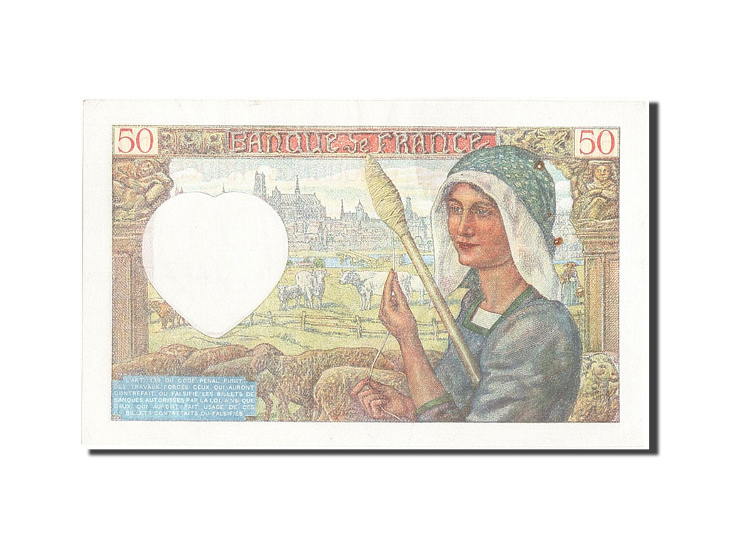France, 50 Francs, 50 F 1940-1942 ''Jacques Coeur'', 1941, KM #93, 1941-01-23,..