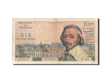 France, 10 Nouveaux Francs, 10 NF 1959-1963 ''Richelieu'', 1960, KM #142a,...