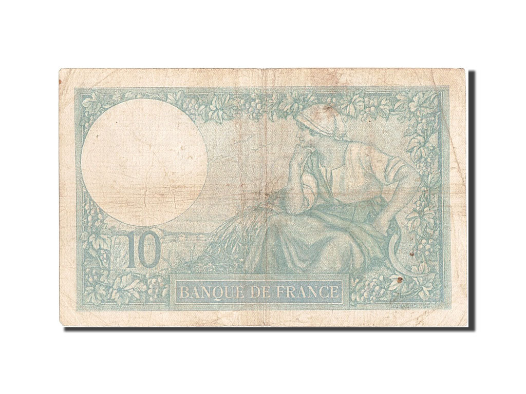 France, 10 Francs, 10 F 1916-1942 ''Minerve'', 1936, KM #73d, 1936-12-17,...