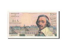 France, 10 Nouveaux Francs, 10 NF 1959-1963 ''Richelieu'', 1962, KM #142a,...