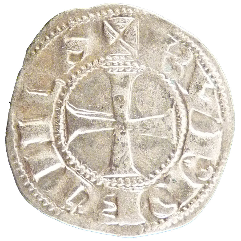 Francia, Denarius, BB+, Argento, Boudeau:462