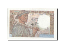 Geldschein, Frankreich, 10 Francs, 10 F 1941-1949 ''Mineur'', 1943, 1943-09-09