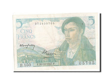Banconote, Francia, 5 Francs, 5 F 1943-1947 ''Berger'', 1947, 1947-10-30, BB