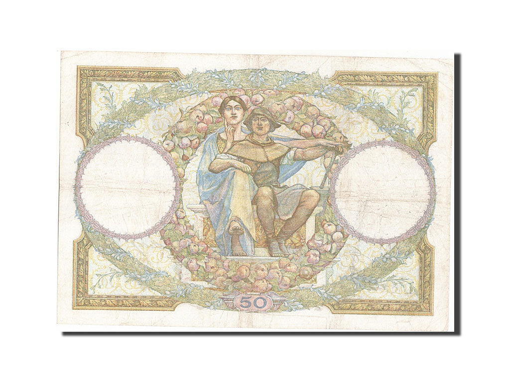 France, 50 Francs, 50 F 1927-1934 ''Luc Olivier Merson'', 1933, KM #80a,...
