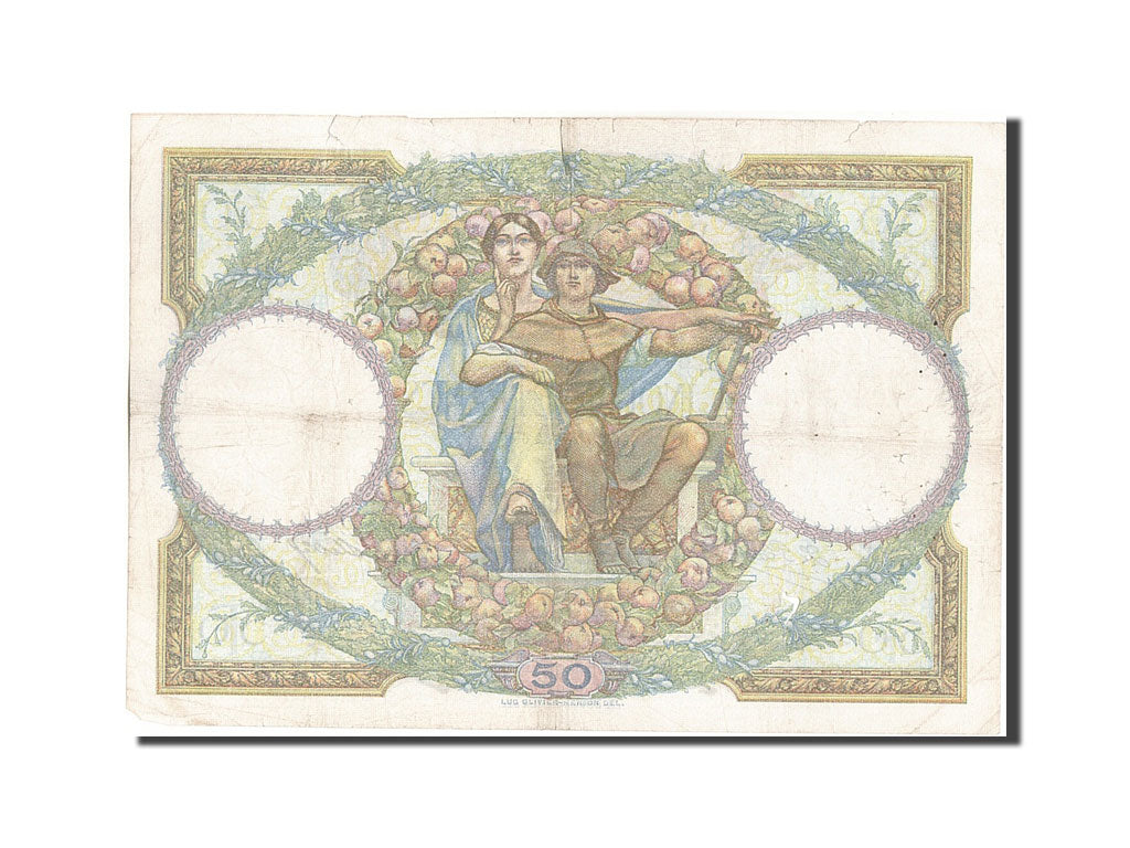 France, 50 Francs, 50 F 1927-1934 ''Luc Olivier Merson'', 1927, KM #77a,...