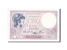 Banknote, France, 5 Francs, 5 F 1917-1940 ''Violet'', 1940, 1940-12-05, UNC(63)