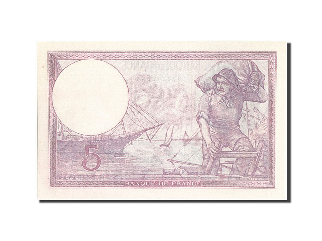 Billet, France, 5 Francs, 5 F 1917-1940 ''Violet'', 1933, 1933-05-04, SPL
