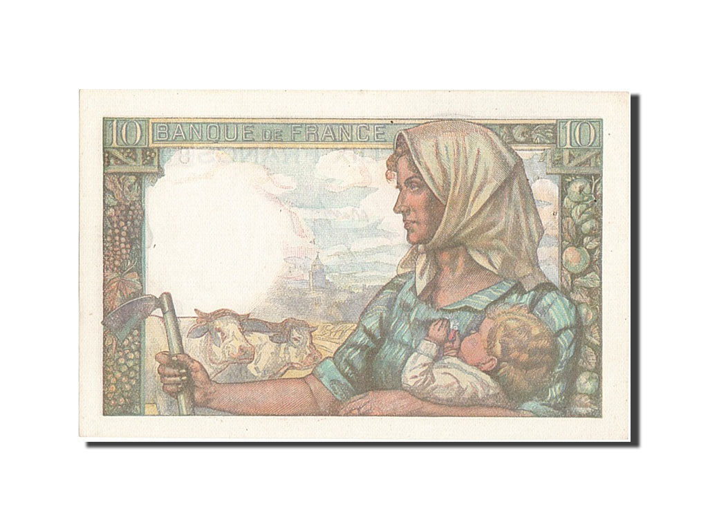 Banknote, France, 10 Francs, 10 F 1941-1949 ''Mineur'', 1947, 1947-12-04