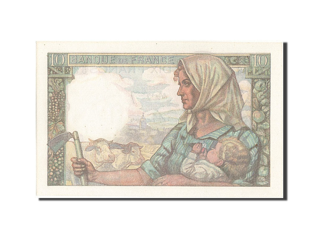 Banknote, France, 10 Francs, 10 F 1941-1949 ''Mineur'', 1947, 1947-10-30