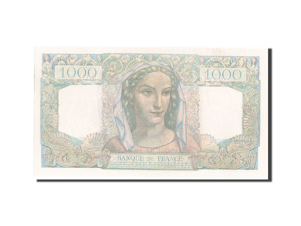 Banknote, Albania, 5 Franka Ari, 1 000 F 1945-1950 ''Minerve et Hercule'', 1945
