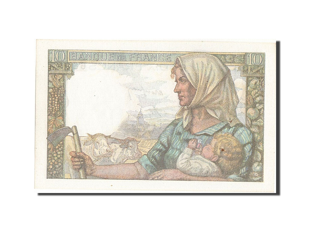 Banknot, Francja, 10 Francs, Mineur, 1947, 1947-12-04, UNC(63), Fayette:8.19