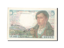 Geldschein, Frankreich, 5 Francs, 5 F 1943-1947 ''Berger'', 1945, 1945-04-05