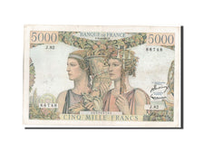 Billete, Francia, 5000 Francs, 5 000 F 1949-1957 ''Terre et Mer'', 1951, MBC