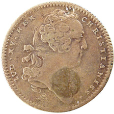 Moneta, Francja, Jeton, EF(40-45), Miedź