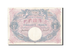 Francia, 50 Francs, 50 F 1889-1927 ''Bleu et Rose'', 1919, KM:64e, 1919-05-05...