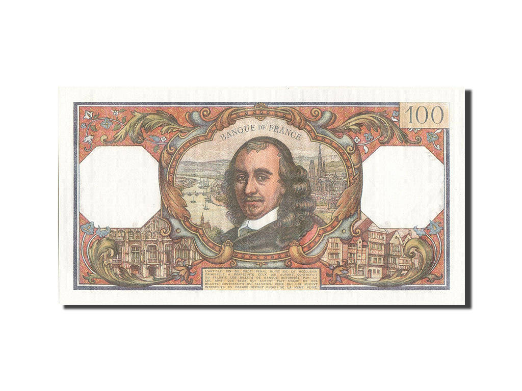 Biljet, Frankrijk, 100 Francs, 100 F 1964-1979 ''Corneille'', 1965, 1965-02-04