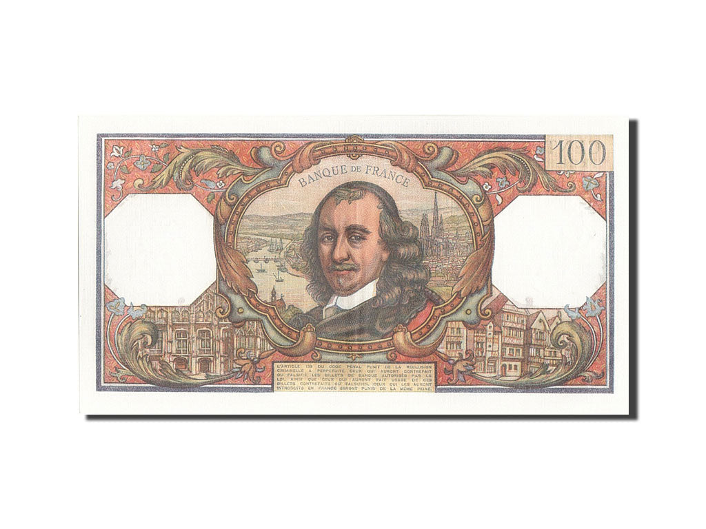 Billet, France, 100 Francs, 100 F 1964-1979 ''Corneille'', 1965, 1965-07-01