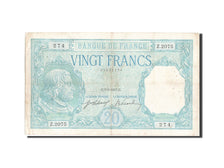 Biljet, Frankrijk, 20 Francs, 20 F 1916-1919 ''Bayard'', 1917, 1917-05-07, TTB