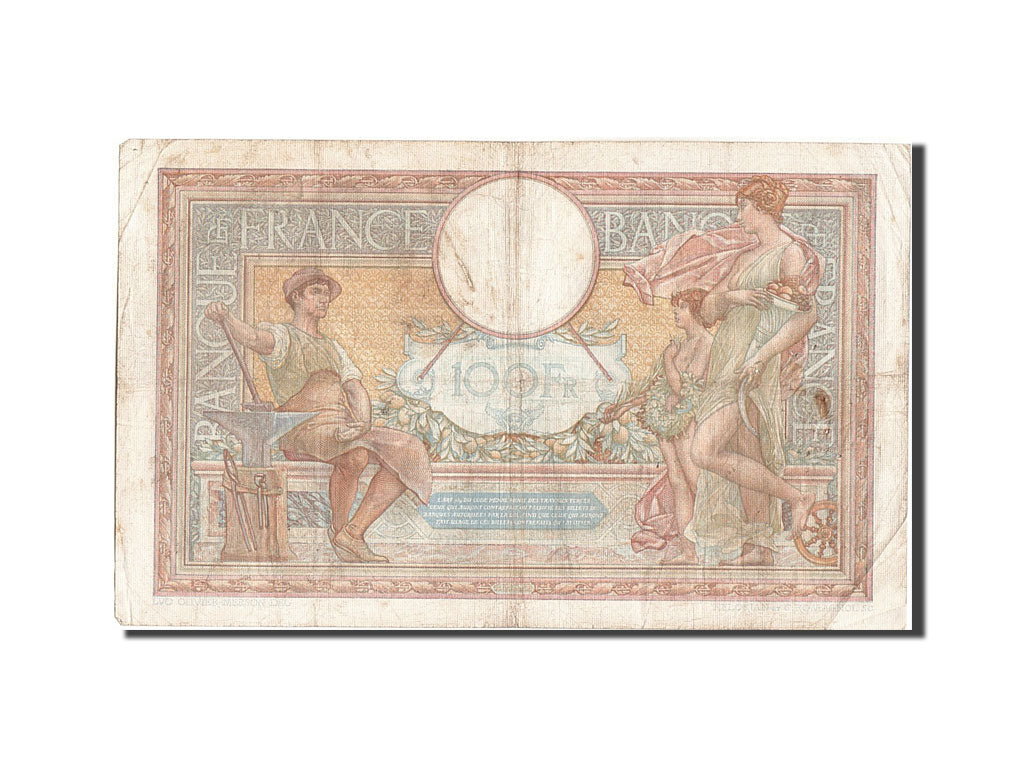 Billet, France, 100 Francs, 100 F 1908-1939 ''Luc Olivier Merson'', 1938