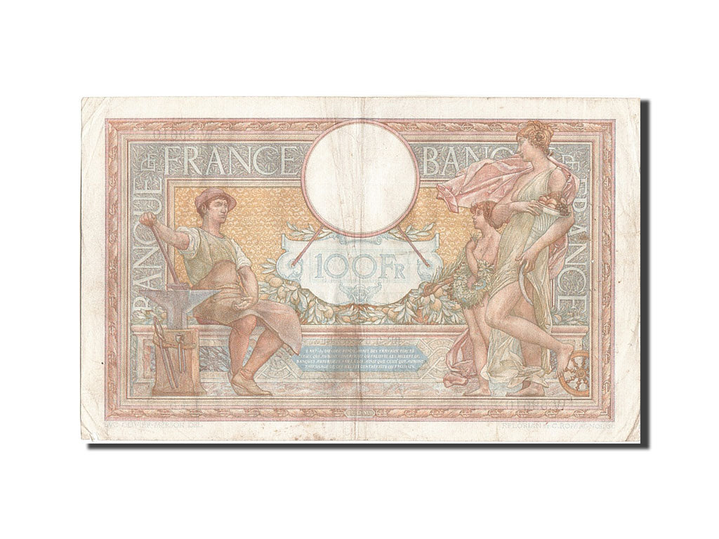Francia, 100 Francs, 100 F 1908-1939 ''Luc Olivier Merson'', 1938, KM:86b, 19...