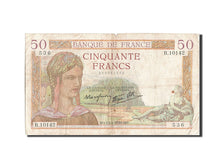 Francia, 50 Francs, 50 F 1934-1940 ''Cérès'', 1939, KM:85b, 1939-04-13, B,...