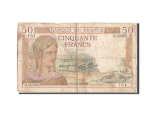 Banknote, France, 50 Francs, 50 F 1934-1940 ''Cérès'', 1939, 1939-06-15
