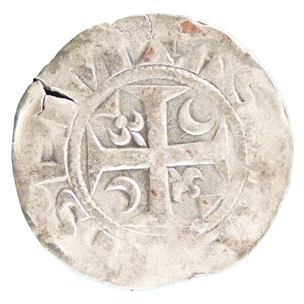 FRANCE, Denarius, VF(20-25), Silver, Boudeau #1796, 1.10