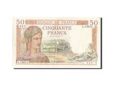 Biljet, Frankrijk, 50 Francs, 50 F 1934-1940 ''Cérès'', 1940, 1940-02-22, TTB