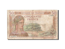 Banknote, France, 50 Francs, 50 F 1934-1940 ''Cérès'', 1935, 1935-09-26