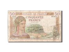 Geldschein, Frankreich, 50 Francs, 50 F 1934-1940 ''Cérès'', 1935, SGE