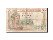 Francia, 50 Francs, 50 F 1934-1940 ''Cérès'', 1936, KM:81, 1936-03-19, B, F...