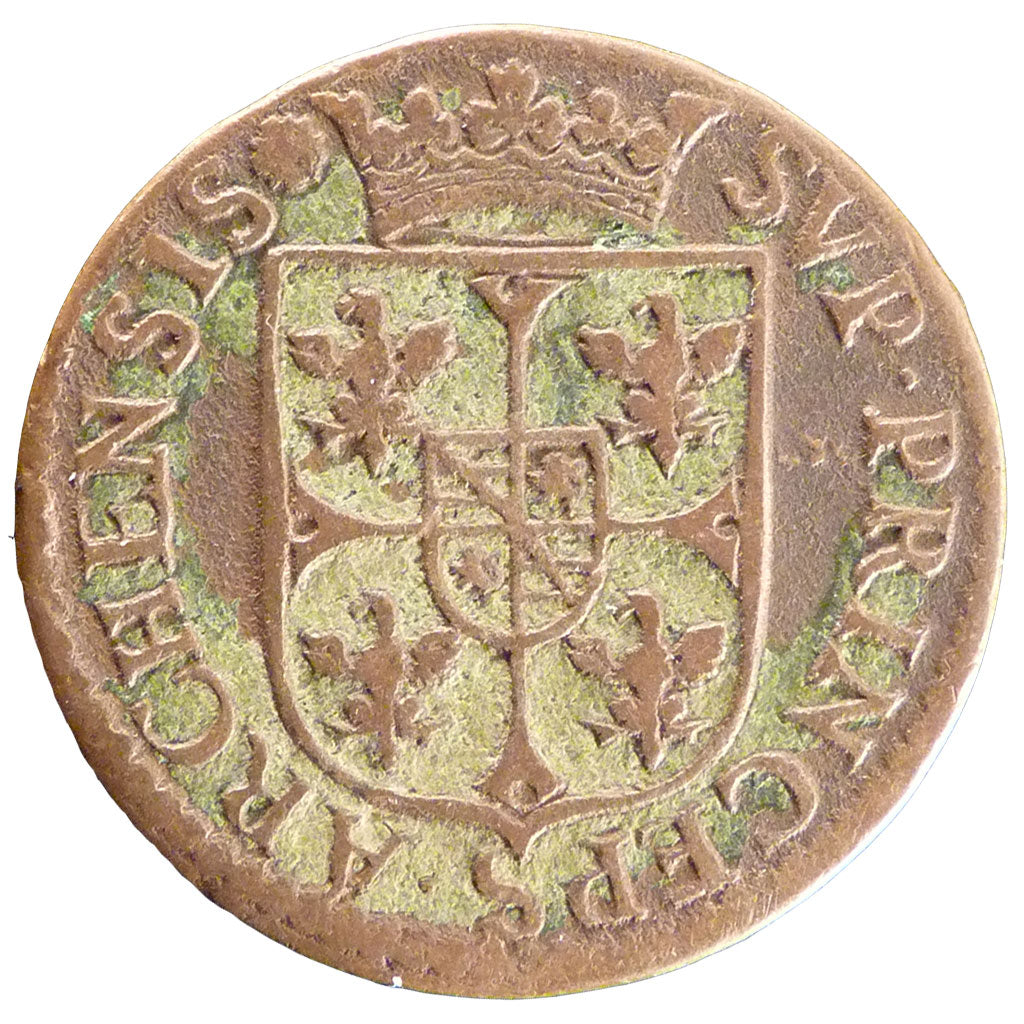 Francia, Double Liard, 1609, BB, Rame, Boudeau:1806