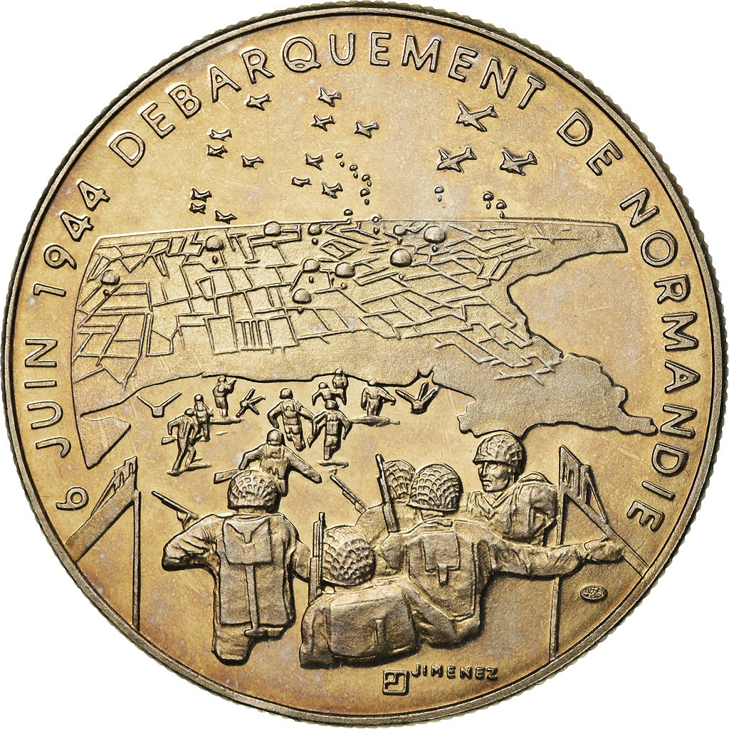 Francja, Medal, 1939-1945, Débarquement de Normandie, Polityka